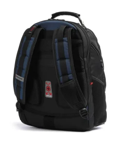 Icons Ibex Laptop-Rucksack 17″ recyceltes Polyester schwarz/blau