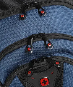 Icons Ibex Laptop-Rucksack 17″ recyceltes Polyester schwarz/blau