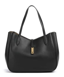 ID Collection Medium Shopper fein genarbtes Rindsleder schwarz