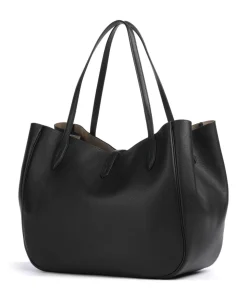 ID Collection Medium Shopper fein genarbtes Rindsleder schwarz