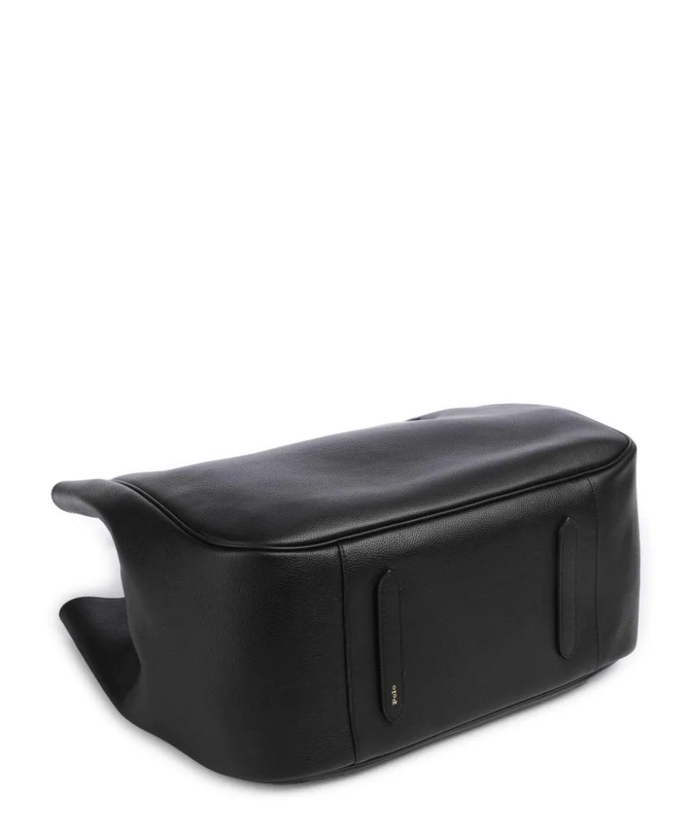 ID Collection Medium Shopper fein genarbtes Rindsleder schwarz