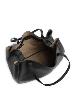 ID Collection Medium Shopper fein genarbtes Rindsleder schwarz