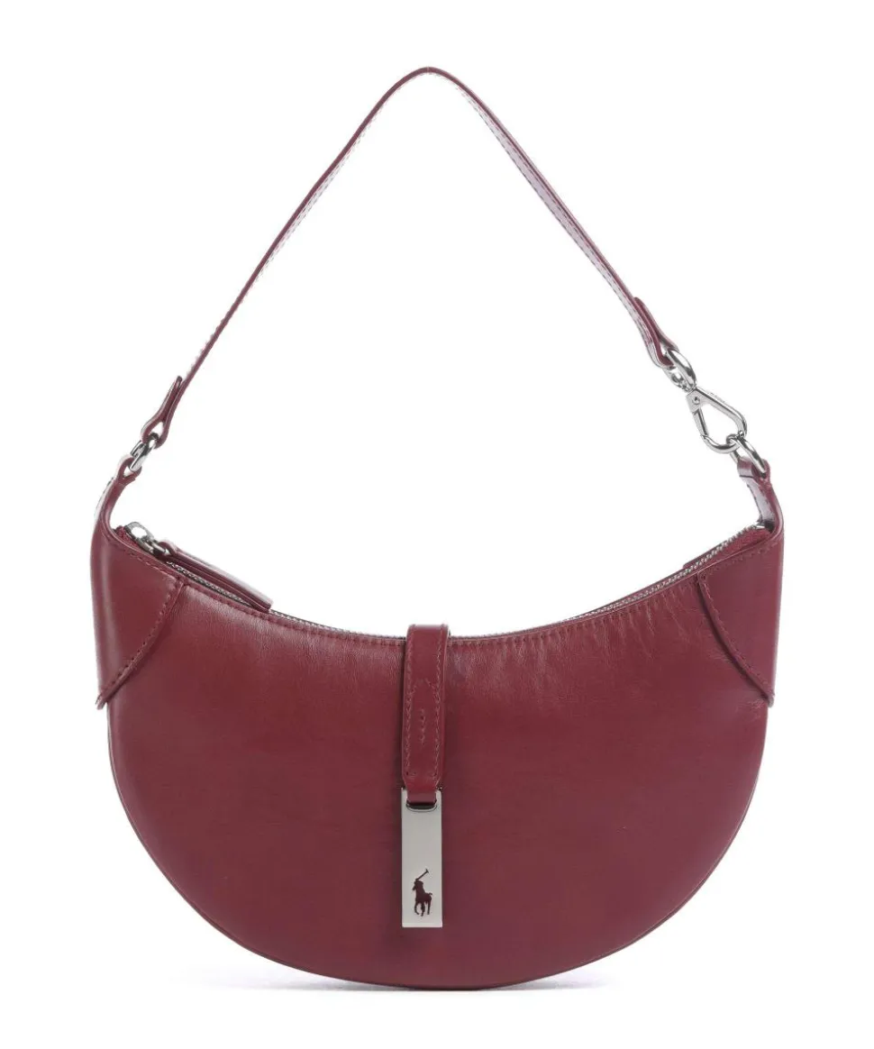 ID Collection Small Schultertasche fein genarbtes Rindsleder bordeaux