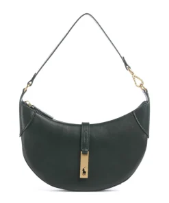 ID Collection Small Schultertasche fein genarbtes Rindsleder dunkelgrün