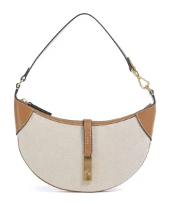 ID Collection Small Schultertasche Baumwolle beige/braun