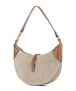 ID Collection Small Schultertasche aufgerautes Rindsleder braun