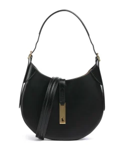 ID Collection Small Schultertasche fein genarbtes Rindsleder schwarz