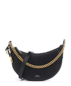 ID Collection Small Schultertasche fein genarbtes Rindsleder schwarz