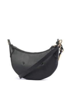 ID Collection Small Schultertasche fein genarbtes Rindsleder schwarz