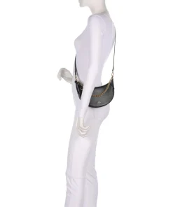 ID Collection Small Schultertasche fein genarbtes Rindsleder schwarz