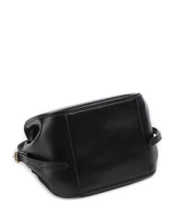 ID Collection Small Schultertasche fein genarbtes Rindsleder schwarz