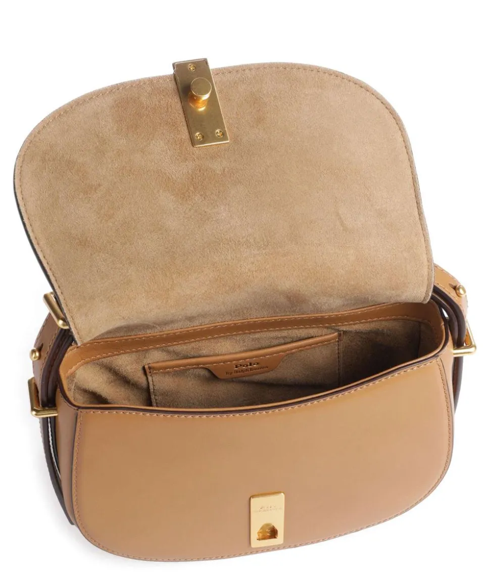 ID Collection Small Umhängetasche fein genarbtes Rindsleder tan