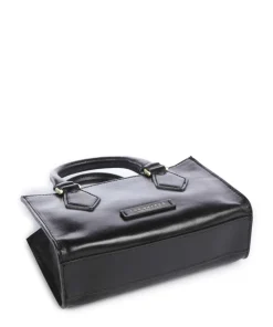 Ida Handtasche fein genarbtes Rindsleder schwarz