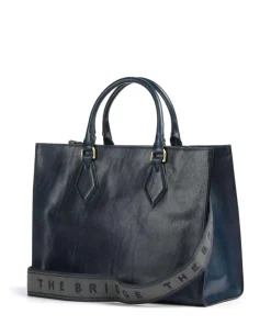 Ida Handtasche fein genarbtes Rindsleder dunkelblau