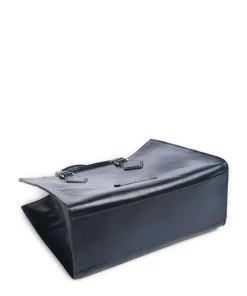 Ida Handtasche fein genarbtes Rindsleder dunkelblau