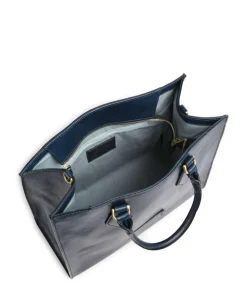 Ida Handtasche fein genarbtes Rindsleder dunkelblau