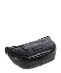 Igor Umhängetasche fein genarbtes Rindsleder schwarz