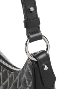 Ikon IT Schultertasche Lederimitat schwarz