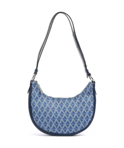 Ikon IT Schultertasche Lederimitat blau