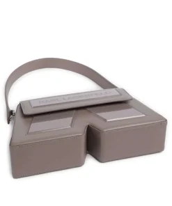 Ikon K Schultertasche recyceltes Leder, Polyurethane taupe