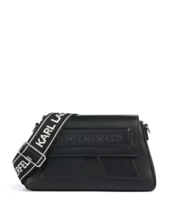 Ikon K Umhängetasche fein genarbtes Rindsleder schwarz