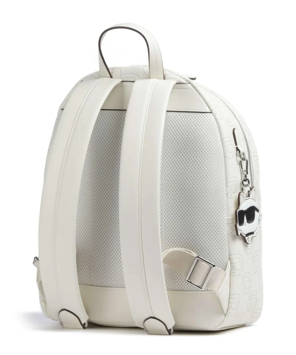 Ikon Mono Rucksack Lederimitat creme