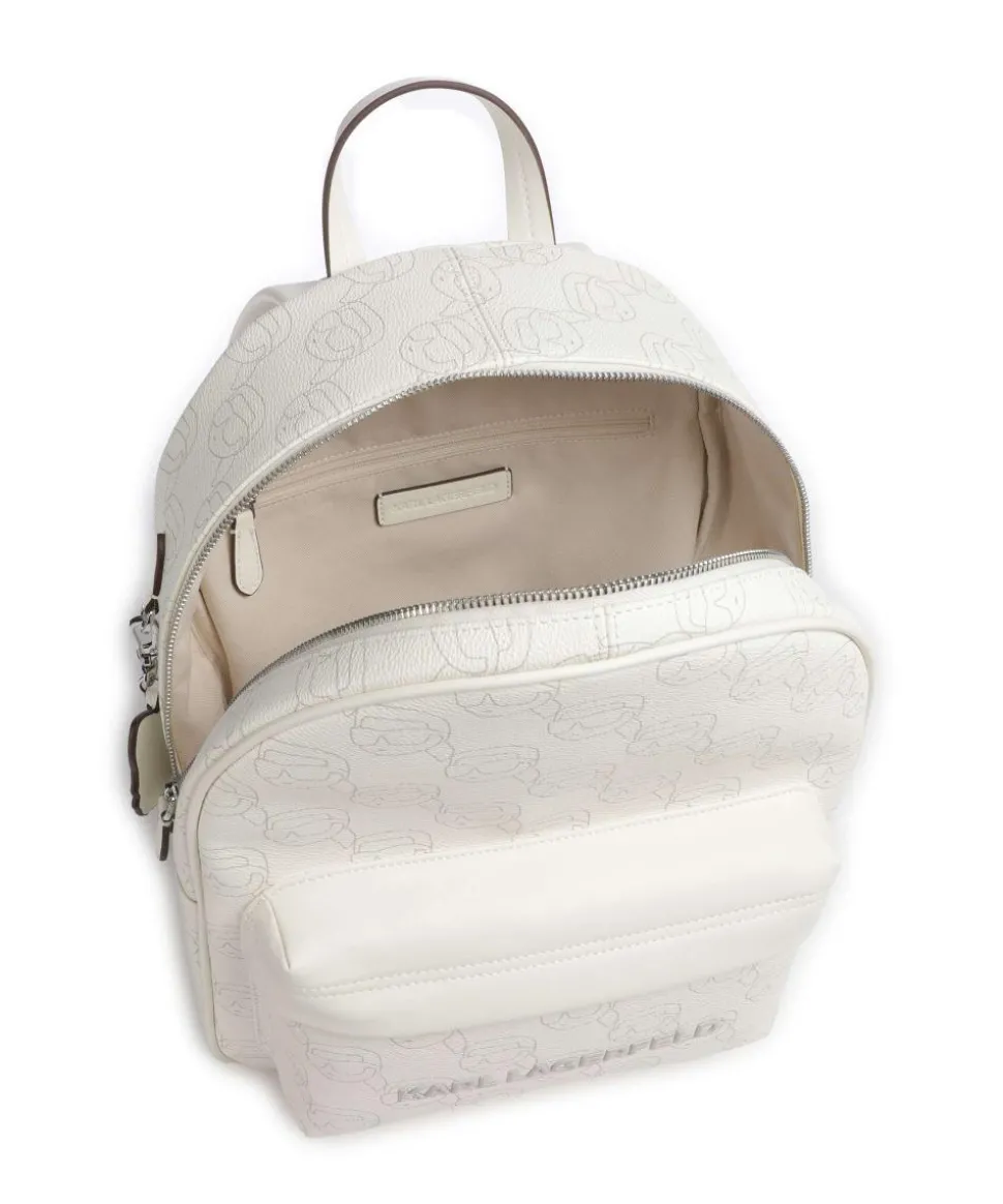 Ikon Mono Rucksack Lederimitat creme