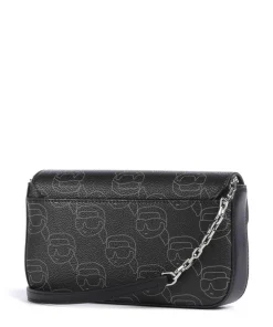 Ikon Mono Umhängetasche Lederimitat schwarz