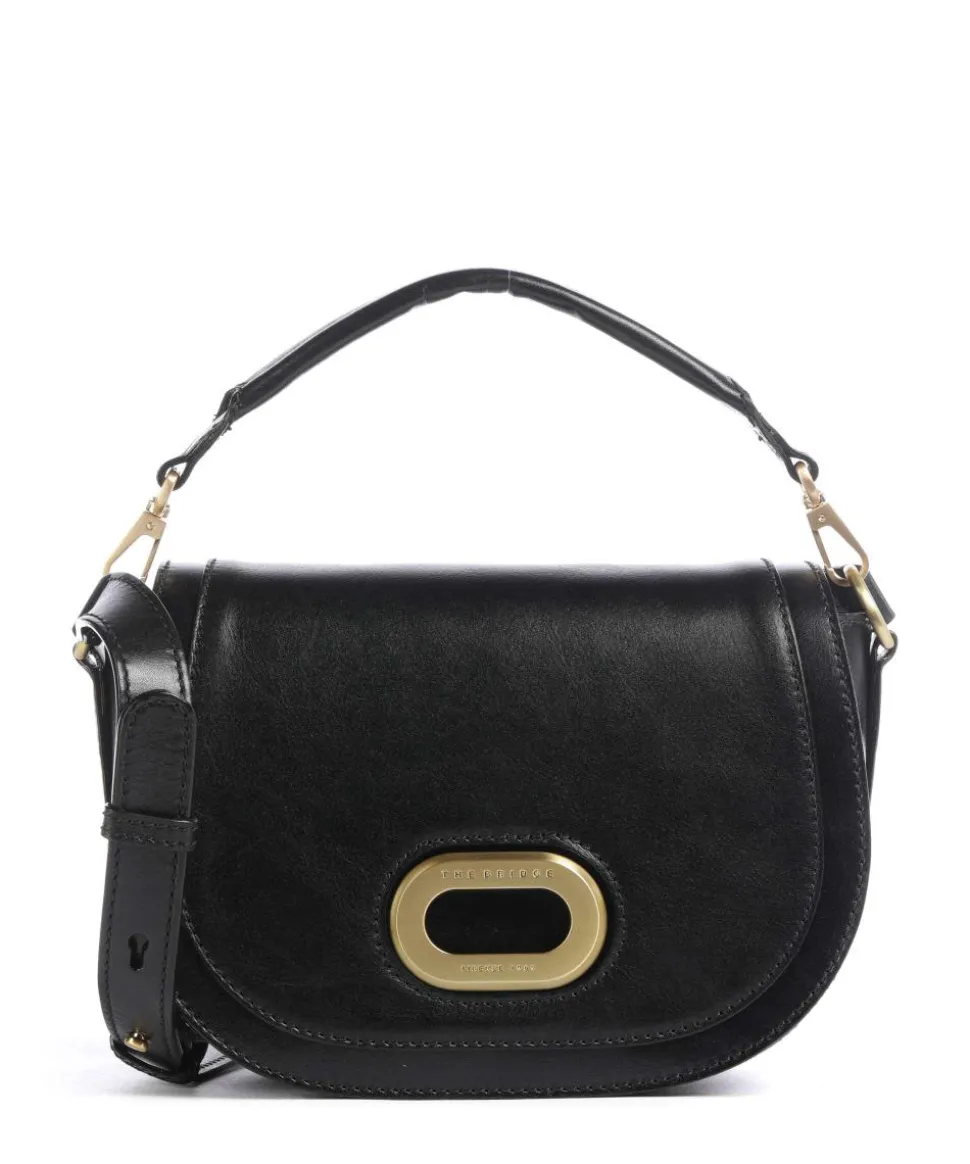 Ilaria Umhängetasche fein genarbtes Rindsleder schwarz