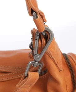 In my Pocket Schultertasche weiches Rindsleder hellbraun