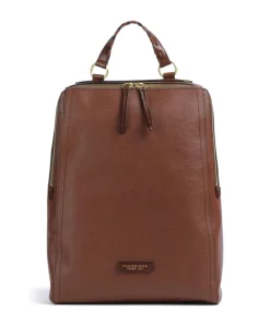 Ines Rucksack genarbtes Rindsleder braun