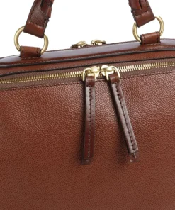 Ines Rucksack genarbtes Rindsleder braun