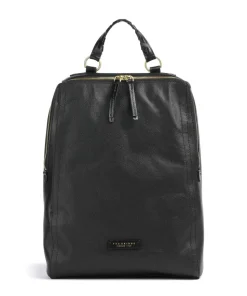 Ines Rucksack genarbtes Rindsleder schwarz