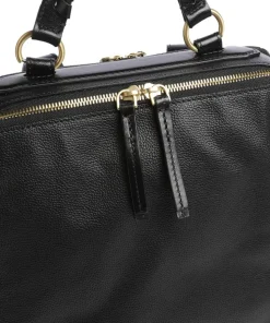 Ines Rucksack genarbtes Rindsleder schwarz