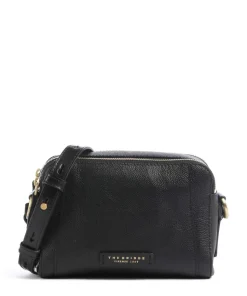 Ines Umhängetasche genarbtes Rindsleder schwarz