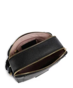 Ines Umhängetasche genarbtes Rindsleder schwarz