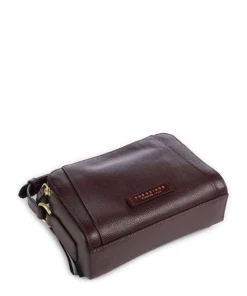 Ines Umhängetasche genarbtes Rindsleder dunkelrot