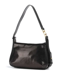 Ingrid Schultertasche fein genarbtes Rindsleder schwarz