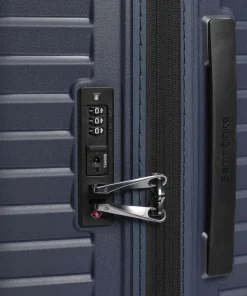 Intuo 4-Rollen Trolley dunkelblau 75 cm