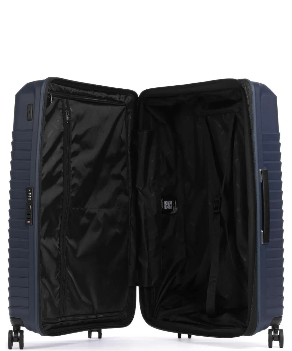 Intuo 4-Rollen Trolley dunkelblau 75 cm