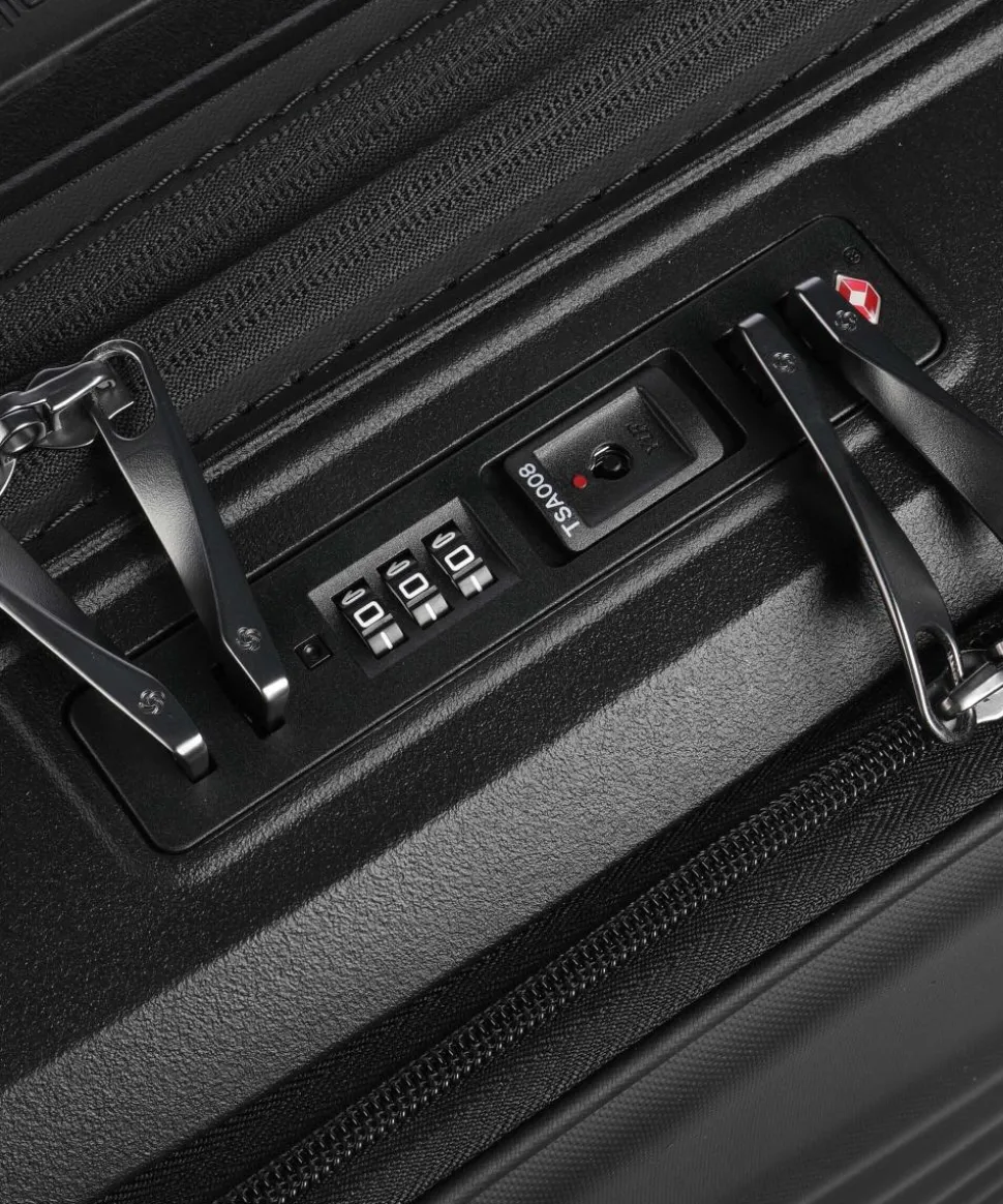 Intuo 4-Rollen Trolley schwarz 55 cm