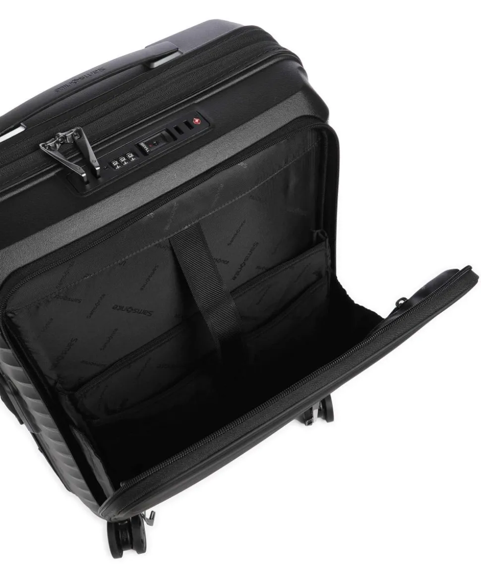 Intuo 4-Rollen Trolley schwarz 55 cm