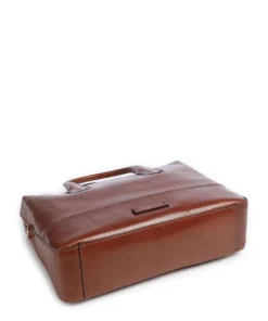 Iolanda Aktentasche 13″ fein genarbtes Rindsleder braun