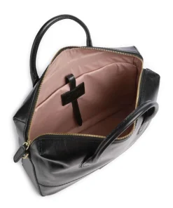 Iolanda Aktentasche 13″ fein genarbtes Rindsleder schwarz