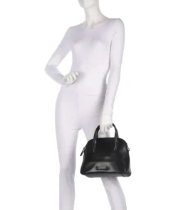 Iolanda Handtasche fein genarbtes Rindsleder schwarz