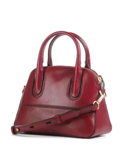 Iolanda Handtasche fein genarbtes Rindsleder dunkelrot