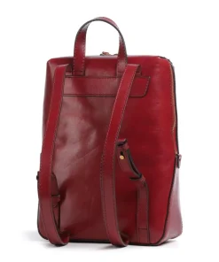 Iolanda Rucksack fein genarbtes Rindsleder dunkelrot