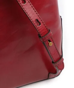 Iolanda Rucksack fein genarbtes Rindsleder dunkelrot