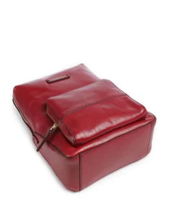 Iolanda Rucksack fein genarbtes Rindsleder dunkelrot