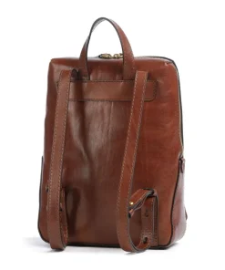 Iolanda Rucksack fein genarbtes Rindsleder braun